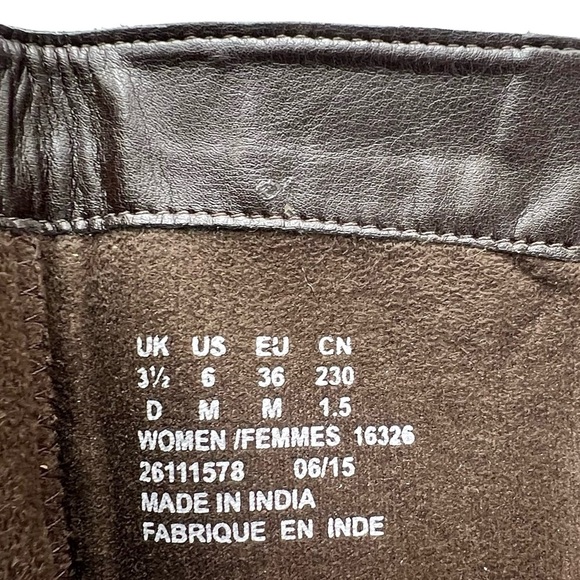 NEW Clarks Riding Boots Women’s Size 6 Brown Black Leather Tall Knee-High new - Picture 10 of 12